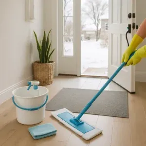 Mastering Winter: Eliminating Salt and Slush Stains from Entryways